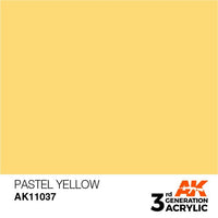 AK Interactive 3rd Gen Pastel Yellow 17ml - Hobby Heaven