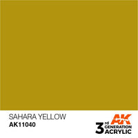AK Interactive 3rd Gen Sahara Yellow 17ml - Hobby Heaven