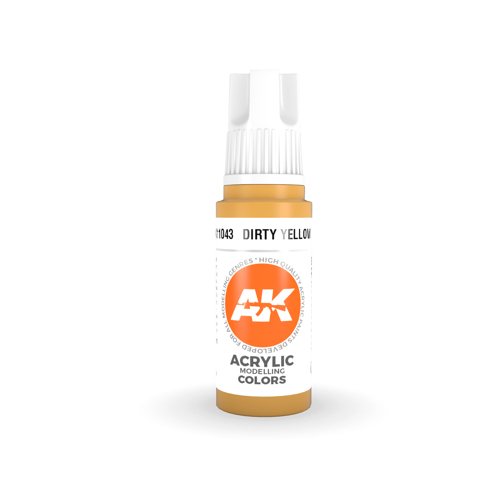 AK Interactive 3rd Gen Dirty Yellow 17ml - Hobby Heaven