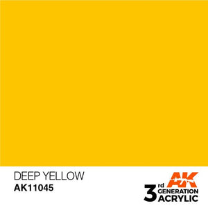 AK Interactive 3rd Deep Yellow 17ml - Hobby Heaven