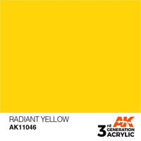 AK Interactive 3rd Radiant Yellow 17ml - Hobby Heaven