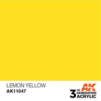 AK Interactive 3rd Lemon Yellow 17ml - Hobby Heaven
