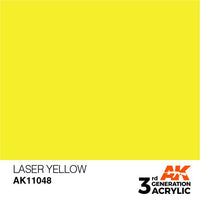 AK Interactive 3rd Laser Yellow 17ml - Hobby Heaven