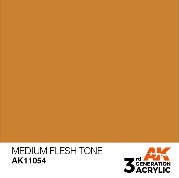 AK Interactive 3rd Gen Medium Flesh Tone 17ml - Hobby Heaven