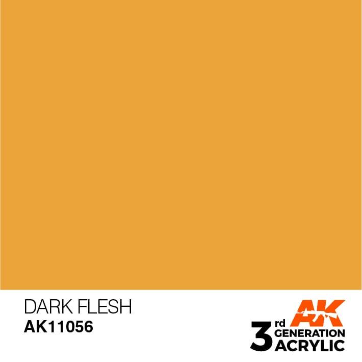 AK Interactive 3rd Gen Dark Flesh 17ml - Hobby Heaven