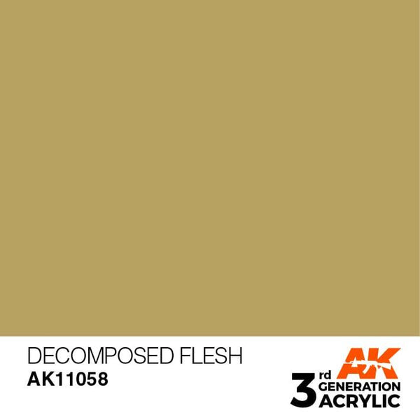 AK Interactive 3rd Gen Decomposed Flesh 17ml - Hobby Heaven