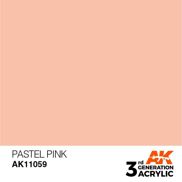 AK Interactive 3rd Gen Pastel Pink 17ml - Hobby Heaven