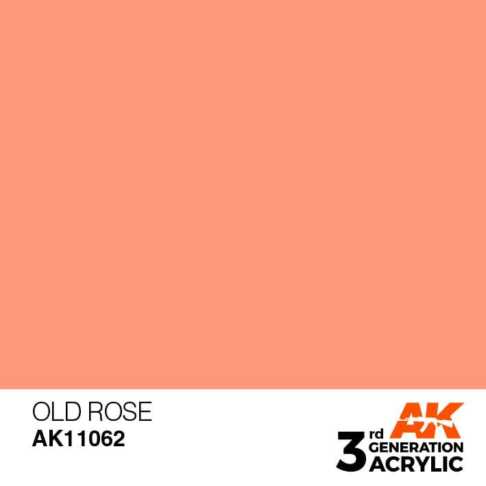 AK Interactive 3rd Gen Old Rose 17ml - Hobby Heaven