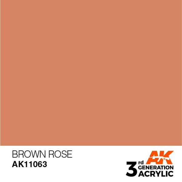 AK Interactive 3rd Gen Brown Rose 17ml - Hobby Heaven