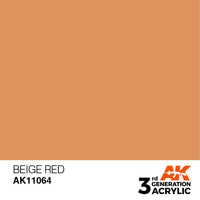 AK Interactive 3rd Gen Beige Red 17ml - Hobby Heaven