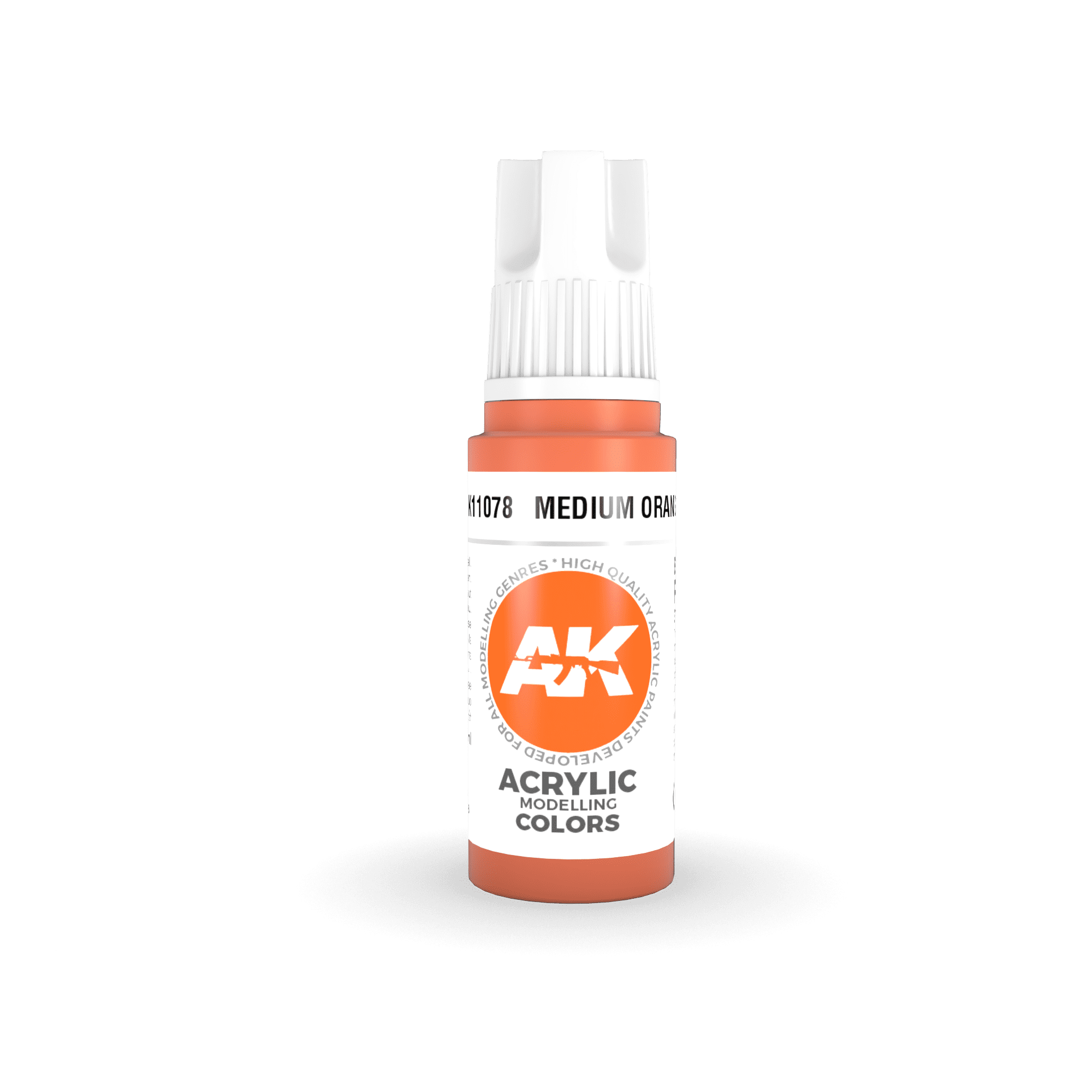 AK Interactive 3rd Gen Medium Orange 17ml - Hobby Heaven