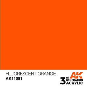AK Interactive 3rd Gen Fluorescent Orange 17ml - Hobby Heaven