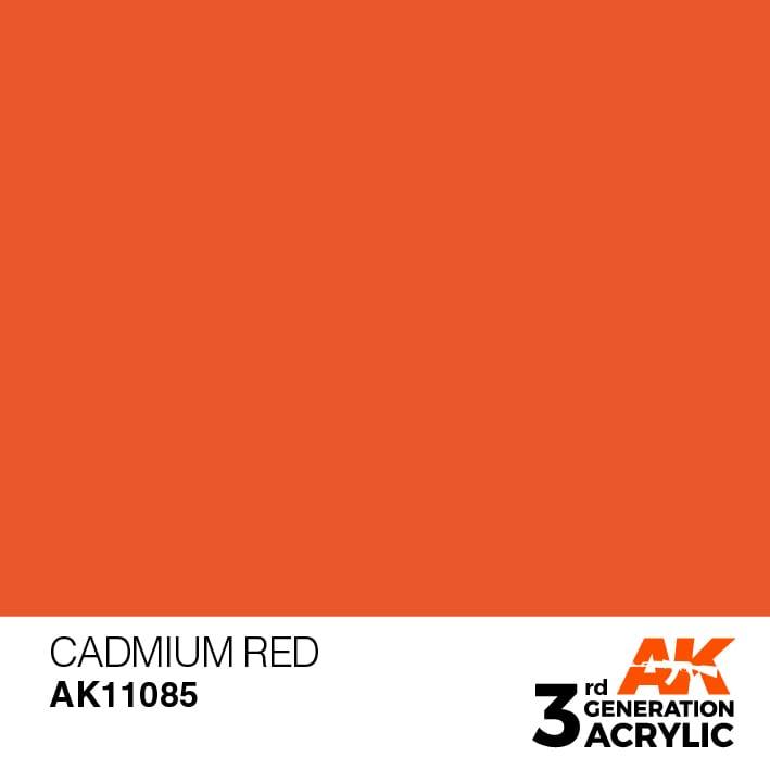 AK Interactive 3rd Gen Cadmium Red 17ml - Hobby Heaven