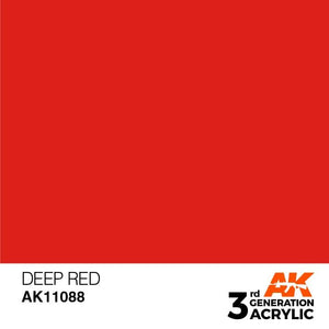 AK Interactive 3rd Gen Deep Red 17ml - Hobby Heaven