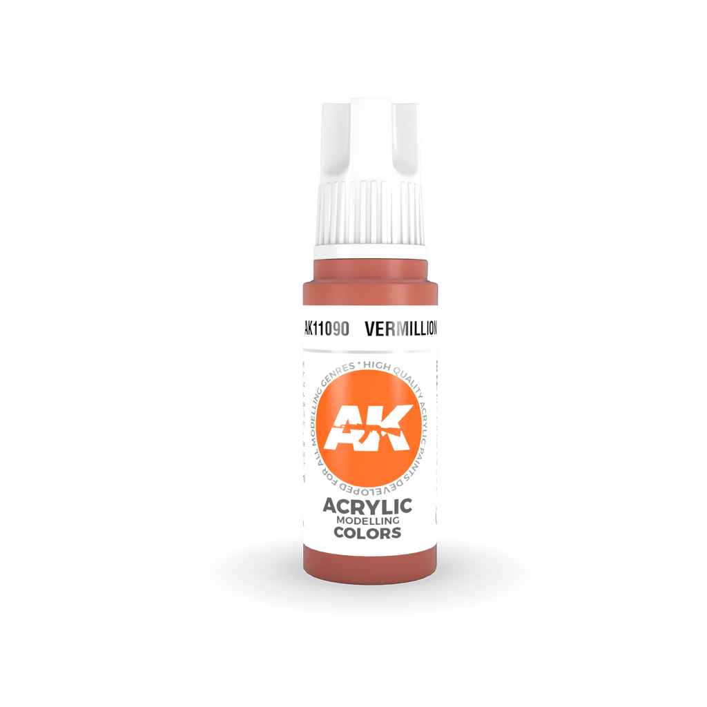 AK Interactive 3rd Gen Vermillion 17ml - Hobby Heaven