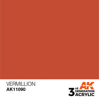 AK Interactive 3rd Gen Vermillion 17ml - Hobby Heaven