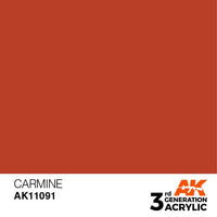 AK Interactive 3rd Gen Carmine 17ml - Hobby Heaven
