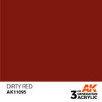 AK Interactive 3rd Gen Dirty Red 17ml - Hobby Heaven