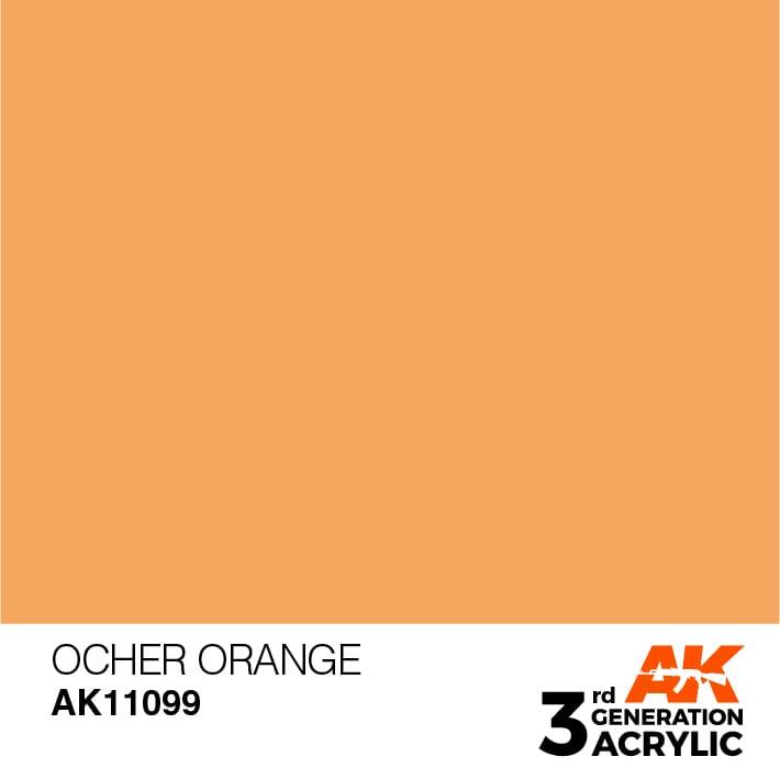 AK Interactive 3rd Gen Ocher Orange 17ml - Hobby Heaven
