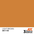 AK Interactive 3rd Gen Light Brown 17ml - Hobby Heaven