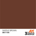 AK Interactive 3rd Gen Saddle Brown 17ml - Hobby Heaven