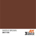 AK Interactive 3rd Gen Saddle Brown 17ml - Hobby Heaven