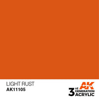 AK Interactive 3rd Gen Light Rust 17ml - Hobby Heaven
