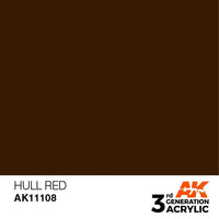 AK Interactive 3rd Gen Hull Red 17ml - Hobby Heaven
