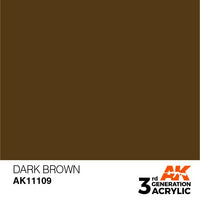 AK Interactive 3rd Gen Dark Brown 17ml - Hobby Heaven