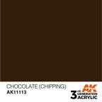 AK Interactive 3rd Gen Chocolate (Chipping) 17ml - Hobby Heaven