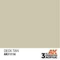 AK Interactive 3rd Gen Deck Tan 17ml - Hobby Heaven