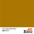 AK Interactive 3rd Gen Golden Brown 17ml - Hobby Heaven