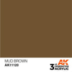 AK Interactive 3rd Gen Mud Brown 17ml - Hobby Heaven