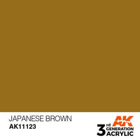 AK Interactive 3rd Gen Japanese Brown 17ml - Hobby Heaven
