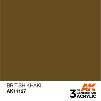AK Interactive 3rd Gen British Khaki 17ml - Hobby Heaven