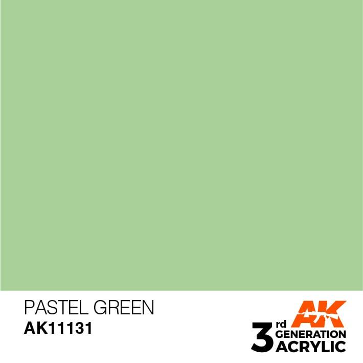 AK Interactive 3rd Gen Pastel Green 17ml - Hobby Heaven