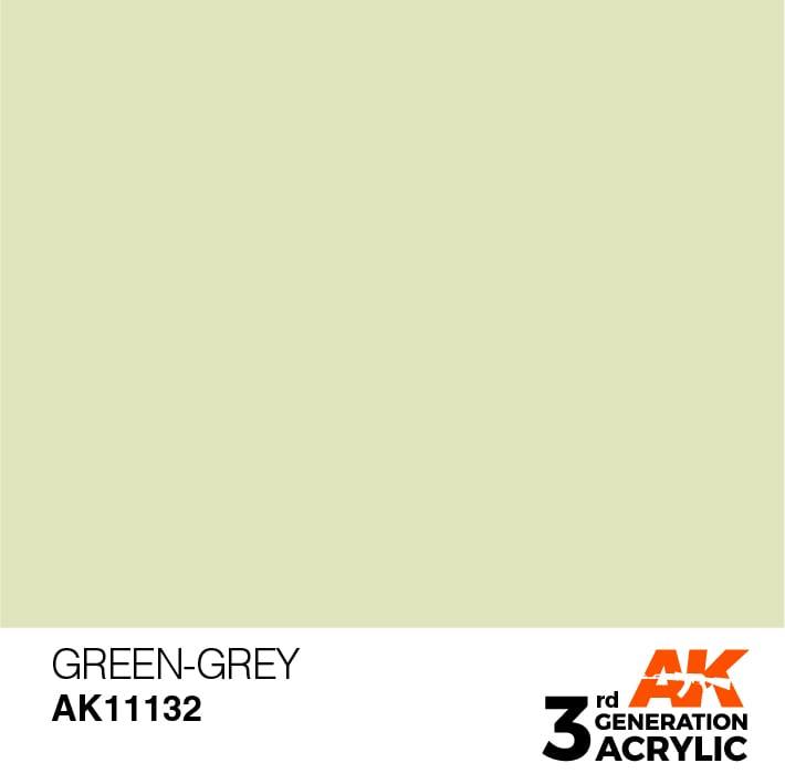 AK Interactive 3rd Gen Green-Grey 17ml - Hobby Heaven