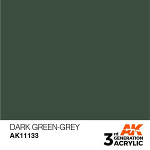 AK Interactive 3rd Gen Dark Green-Grey 17ml - Hobby Heaven