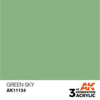AK Interactive 3rd Gen Green Sky 17ml - Hobby Heaven