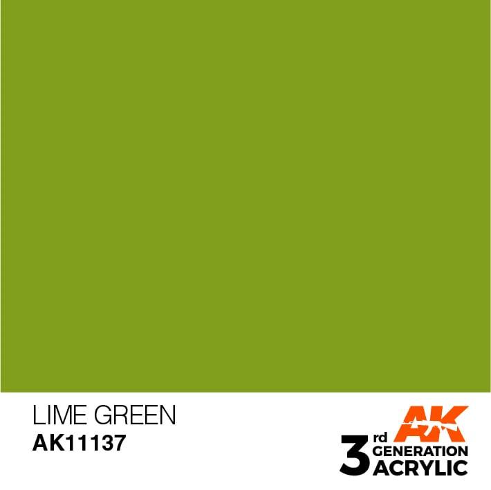 AK Interactive 3rd Gen Lime Green 17ml - Hobby Heaven