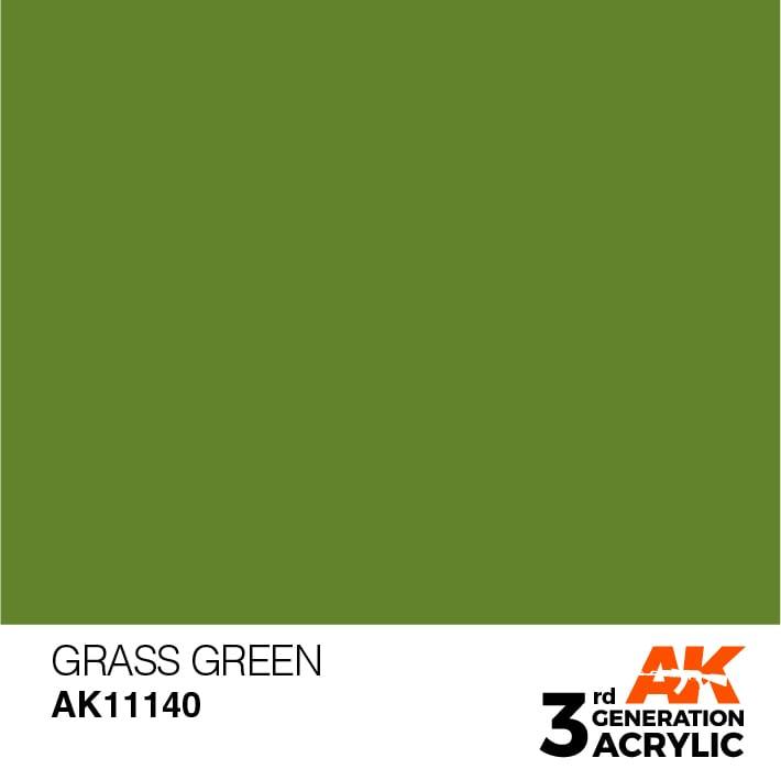 AK Interactive 3rd Gen Grass Green 17ml - Hobby Heaven