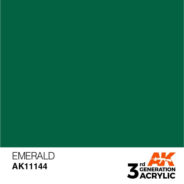 AK Interactive 3rd Gen Emerald 17ml - Hobby Heaven