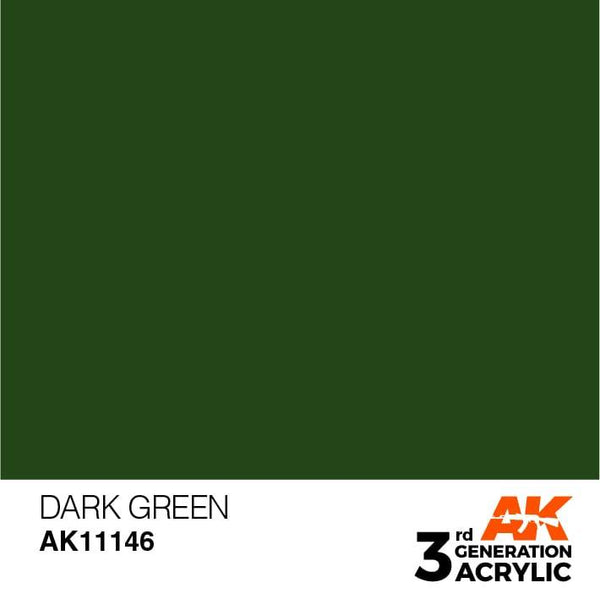 AK Interactive 3rd Gen Dark Green 17ml - Hobby Heaven