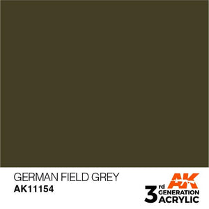AK Interactive 3rd Gen German Field Grey 17ml - Hobby Heaven