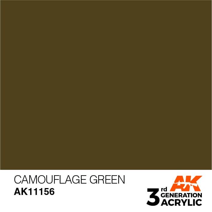 AK Interactive 3rd Gen Camouflage Green 17ml - Hobby Heaven