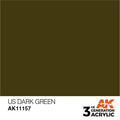 AK Interactive 3rd Gen US Dark Green 17ml - Hobby Heaven