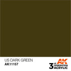 AK Interactive 3rd Gen US Dark Green 17ml - Hobby Heaven