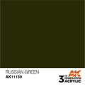 AK Interactive 3rd Gen Russian Green 17ml - Hobby Heaven