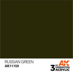 AK Interactive 3rd Gen Russian Green 17ml - Hobby Heaven