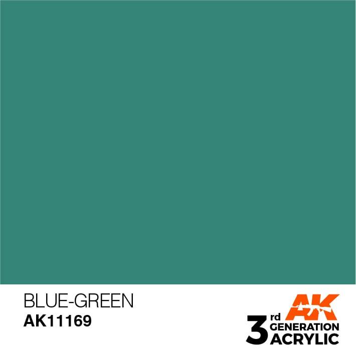 AK Interactive 3rd Gen Blue-Green 17ml - Hobby Heaven